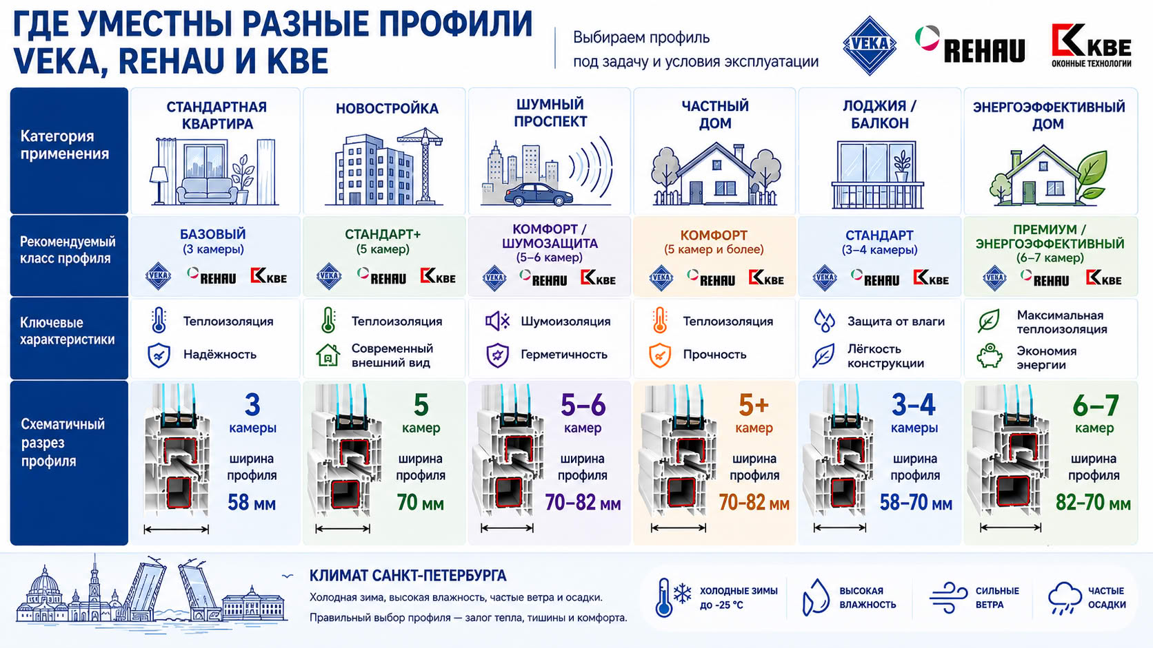 Какой профиль подойдет именно для вашего окна